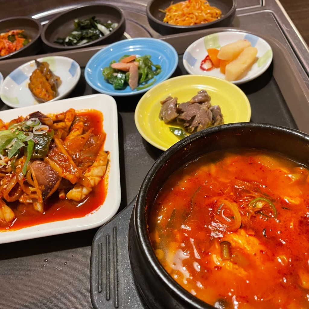 ユーザーが投稿した百濟定食の写真 - 実際訪問したユーザーが直接撮影して投稿した仲田韓国料理百済の写真