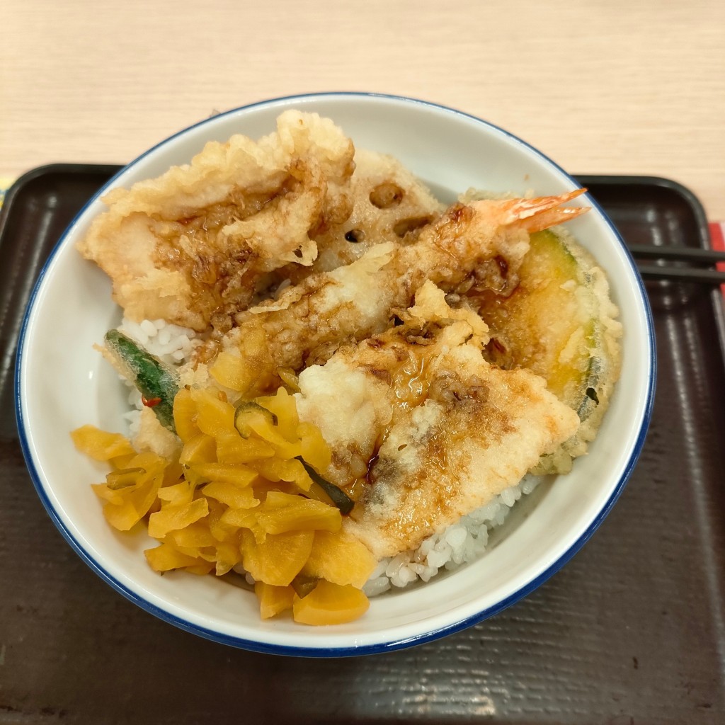 ユーザーが投稿したとり海老天丼の写真 - 実際訪問したユーザーが直接撮影して投稿した川俣丼ものさん天 高井田店の写真