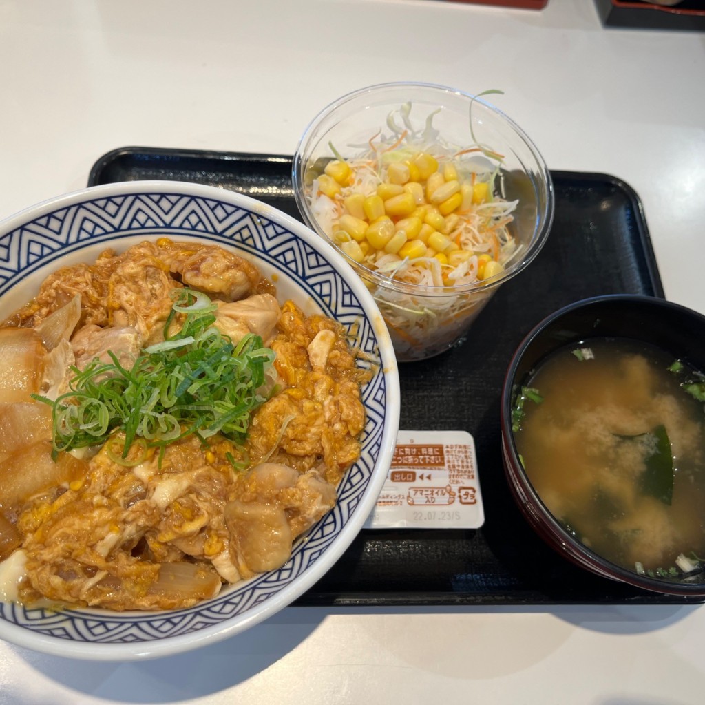 ユーザーが投稿した親子丼の写真 - 実際訪問したユーザーが直接撮影して投稿した前田五条牛丼吉野家 手稲前田店の写真