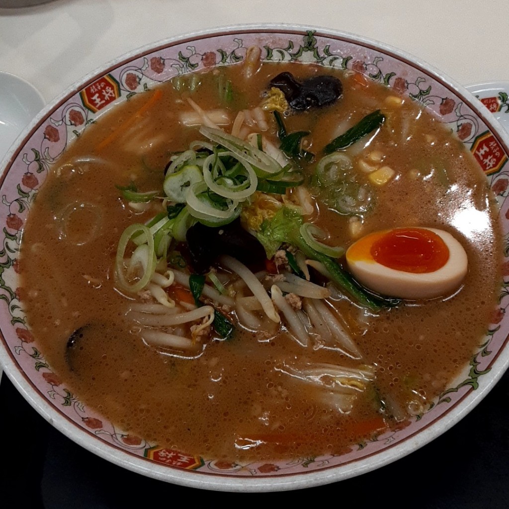 ユーザーが投稿したミソラーメンの写真 - 実際訪問したユーザーが直接撮影して投稿した栄町餃子餃子の王将 イオン千歳店の写真