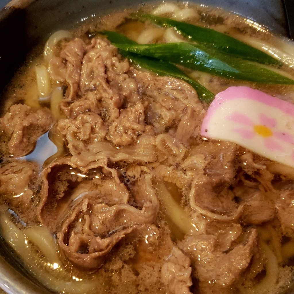 ユーザーが投稿した肉うどんの写真 - 実際訪問したユーザーが直接撮影して投稿した土器町東うどん手打うどん 丸亀渡辺の写真