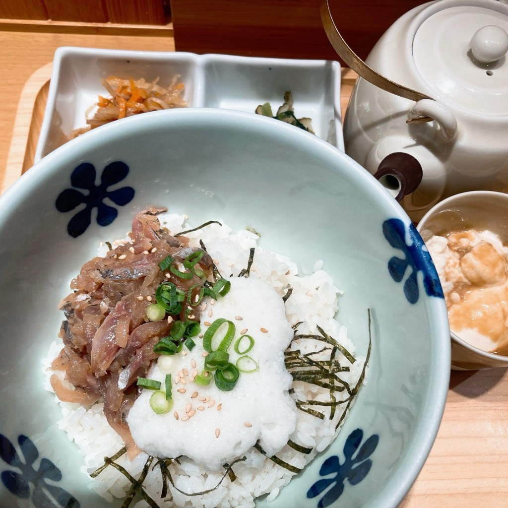 ユーザーが投稿したあじたたきの写真 - 実際訪問したユーザーが直接撮影して投稿した三里塚和食 / 日本料理だし茶漬けえん 成田空港店の写真