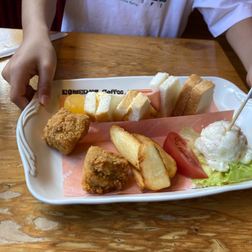 ユーザーが投稿しただいすきぷれーとの写真 - 実際訪問したユーザーが直接撮影して投稿した奈良町喫茶店コメダ珈琲店 こどもの国店の写真