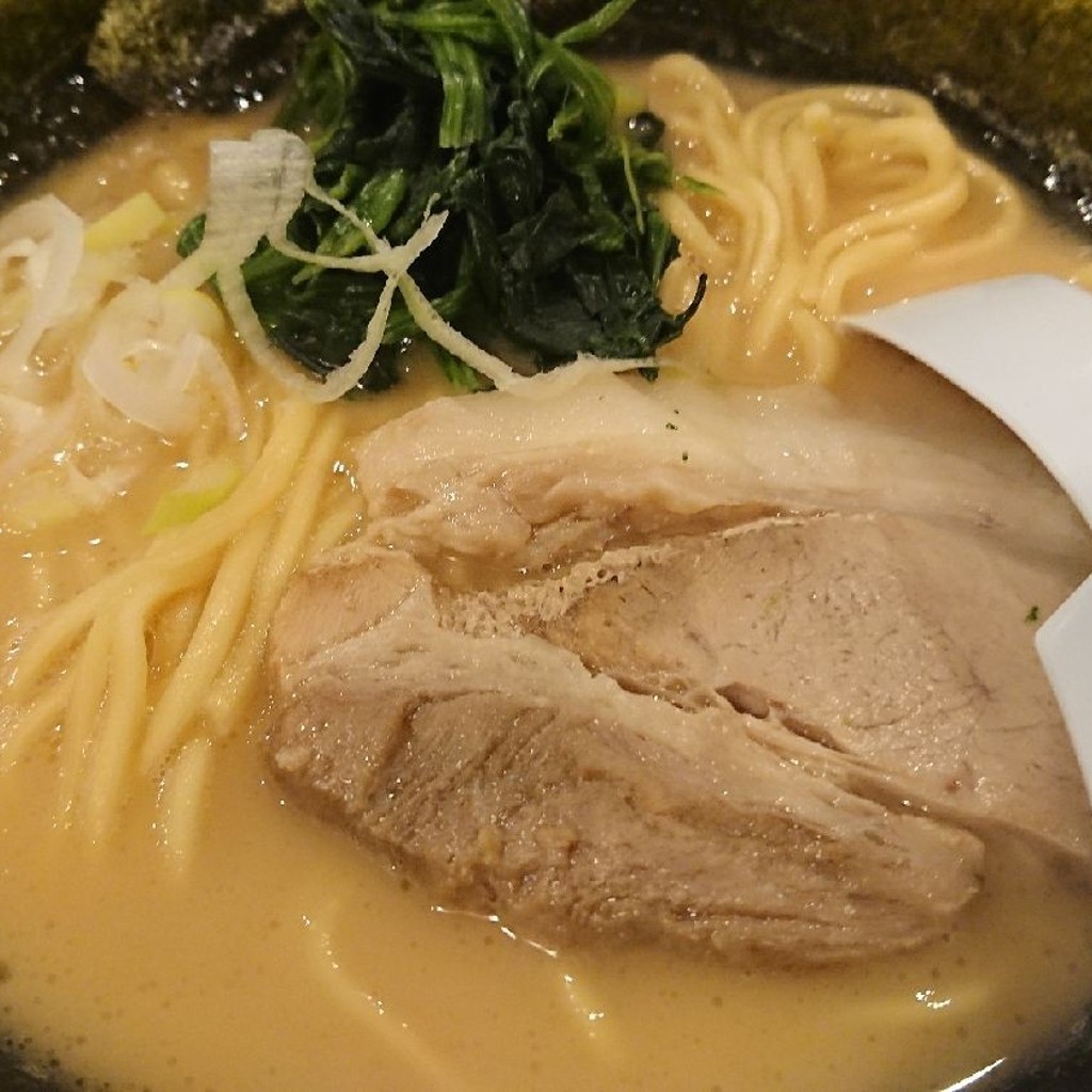 ユーザーが投稿した豚骨醤油ラーメンの写真 - 実際訪問したユーザーが直接撮影して投稿した南藤沢ラーメン / つけ麺達磨家 藤沢店の写真