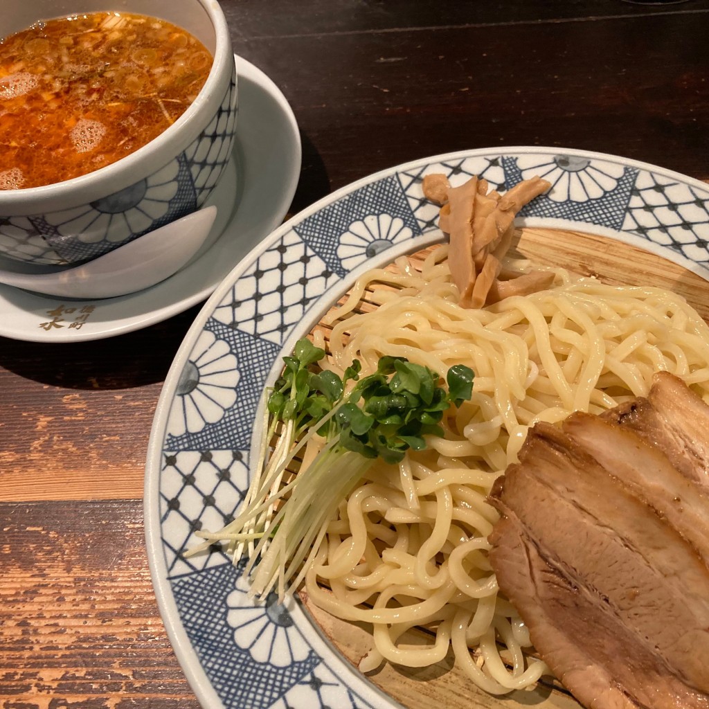 ユーザーが投稿した台湾つけ麺全部のせの写真 - 実際訪問したユーザーが直接撮影して投稿した徳川町ラーメン専門店ラーメン専門店 徳川町 如水の写真
