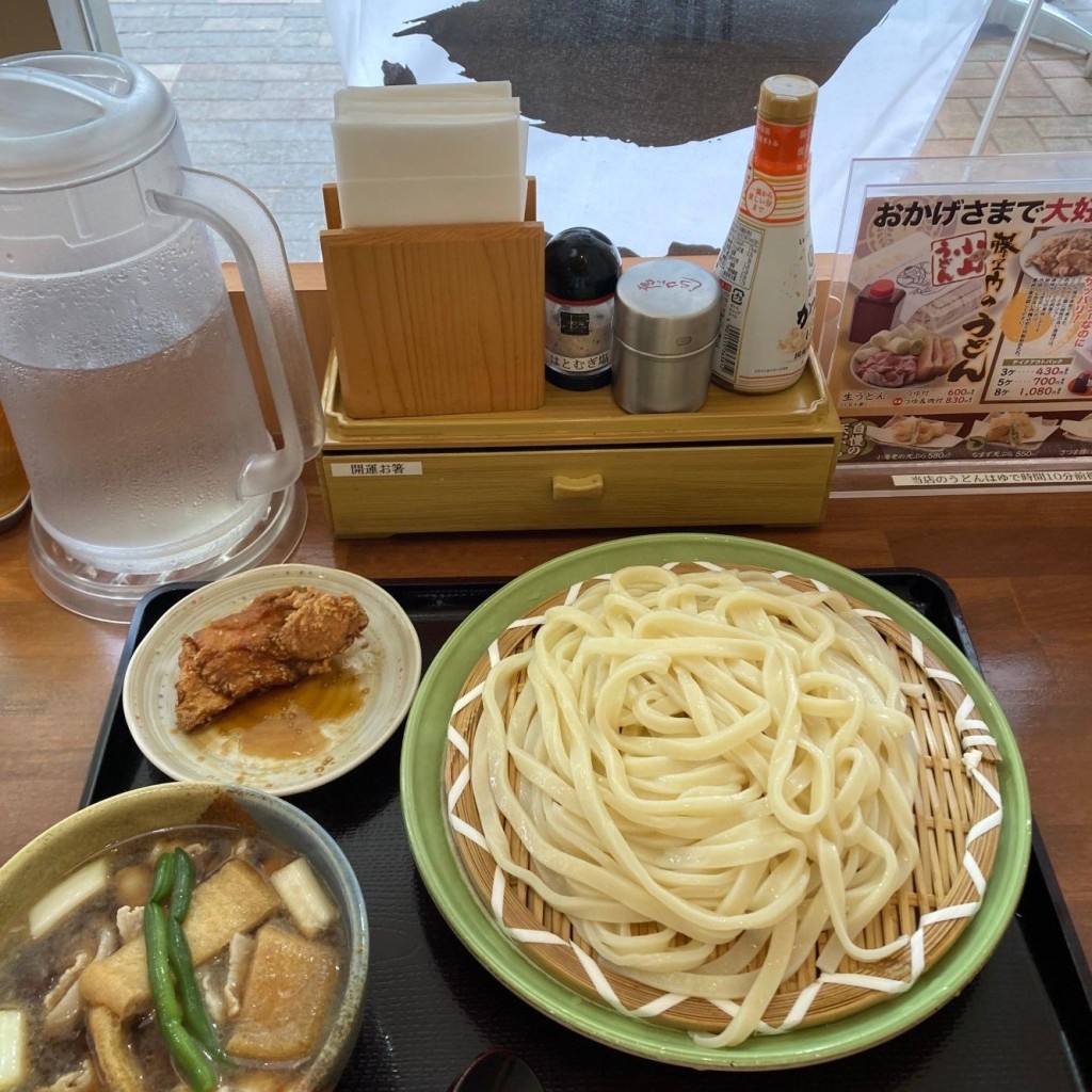 ユーザーが投稿した肉汁うどんの写真 - 実際訪問したユーザーが直接撮影して投稿した喜沢うどん手打ちうどん藤ヱ門 おやまゆうえんハーヴェストウォーク店の写真