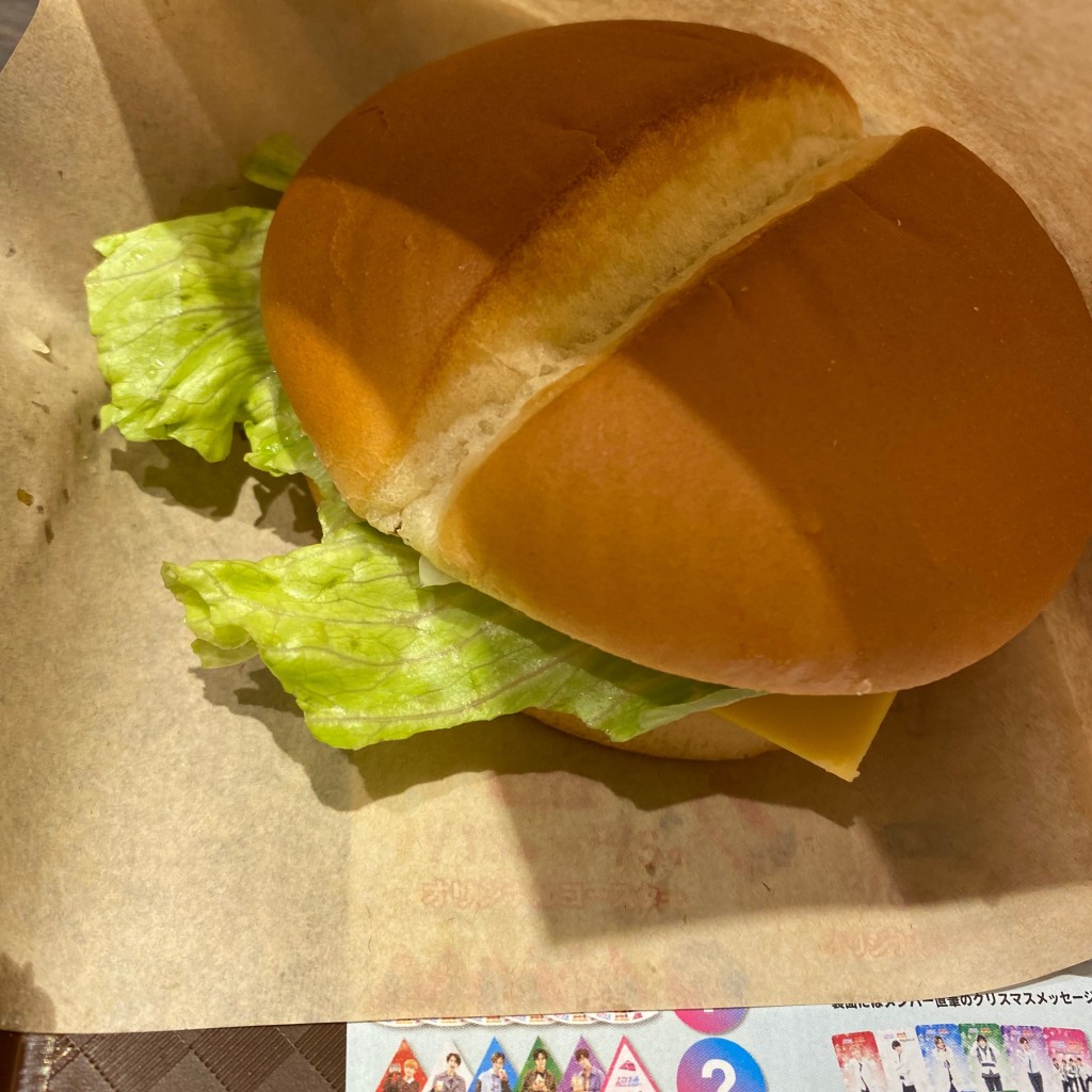 ユーザーが投稿したランチセットの写真 - 実際訪問したユーザーが直接撮影して投稿した西新宿ハンバーガーファーストキッチン・ウェンディーズ 新宿南口店の写真
