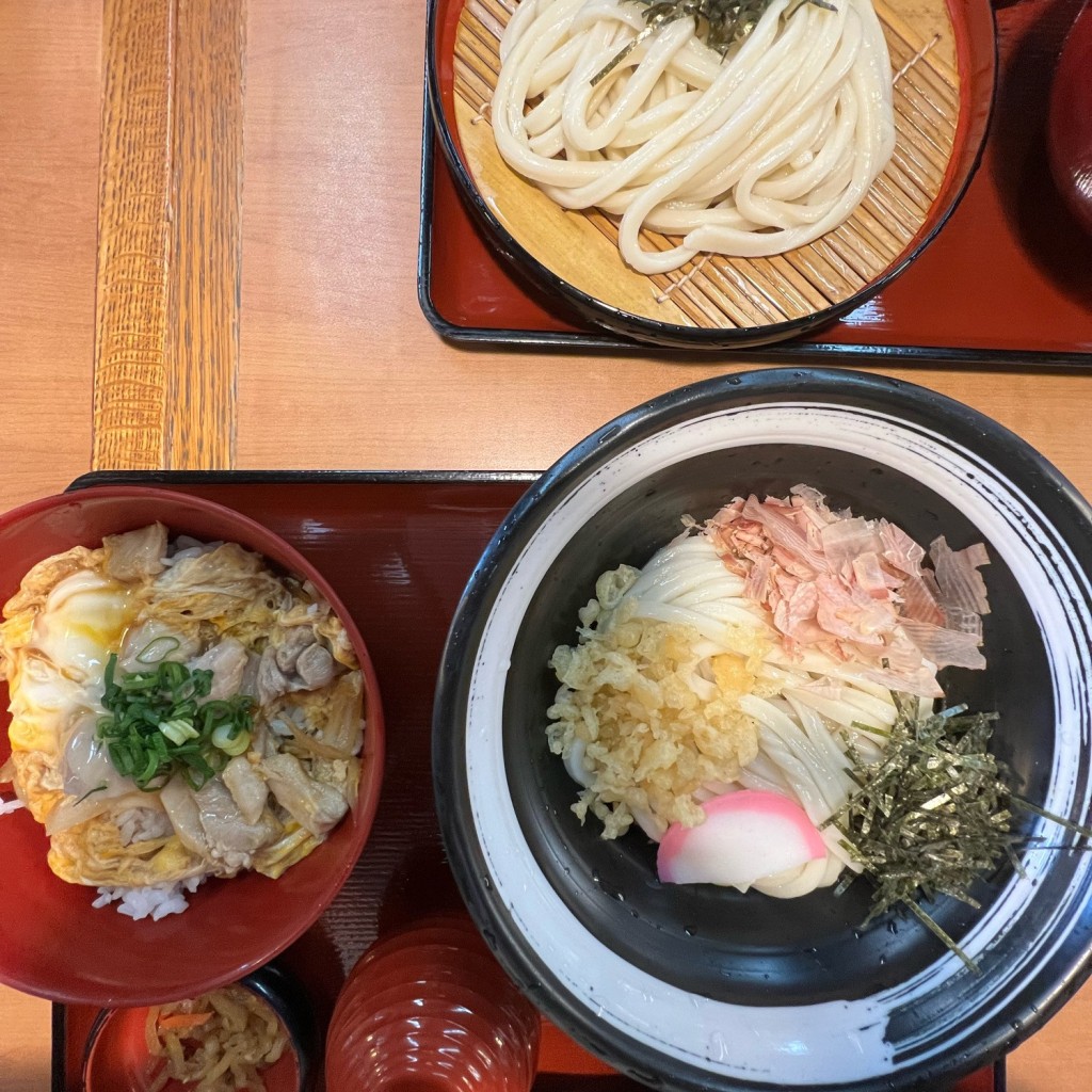 ユーザーが投稿した親子丼定食の写真 - 実際訪問したユーザーが直接撮影して投稿した宇品東うどん杵屋 広島宇品イオン店の写真