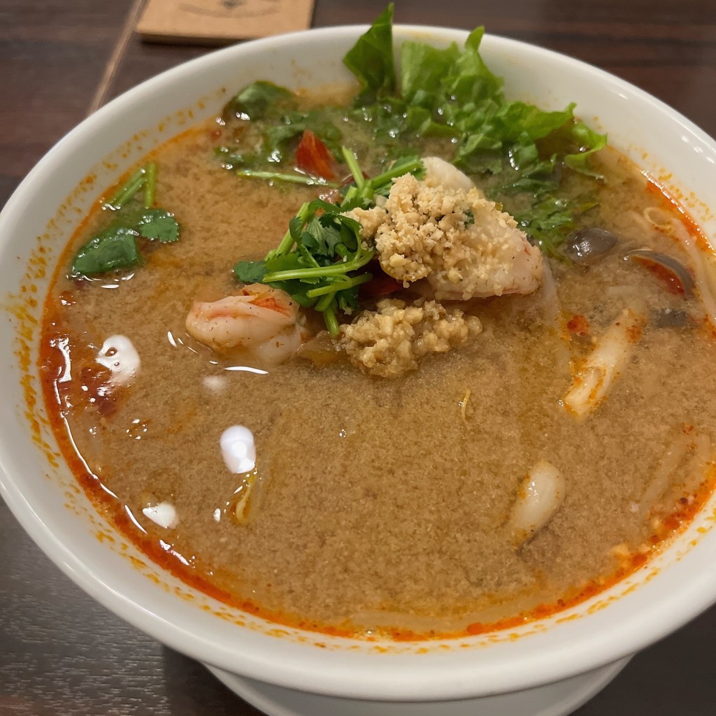 ユーザーが投稿したクイッティオ トムヤムの写真 - 実際訪問したユーザーが直接撮影して投稿した錦タイ料理サイアムガーデンの写真