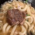 肉だしうどん - 実際訪問したユーザーが直接撮影して投稿した稲うどんうどん食堂太鼓亭 箕面稻店の写真のメニュー情報