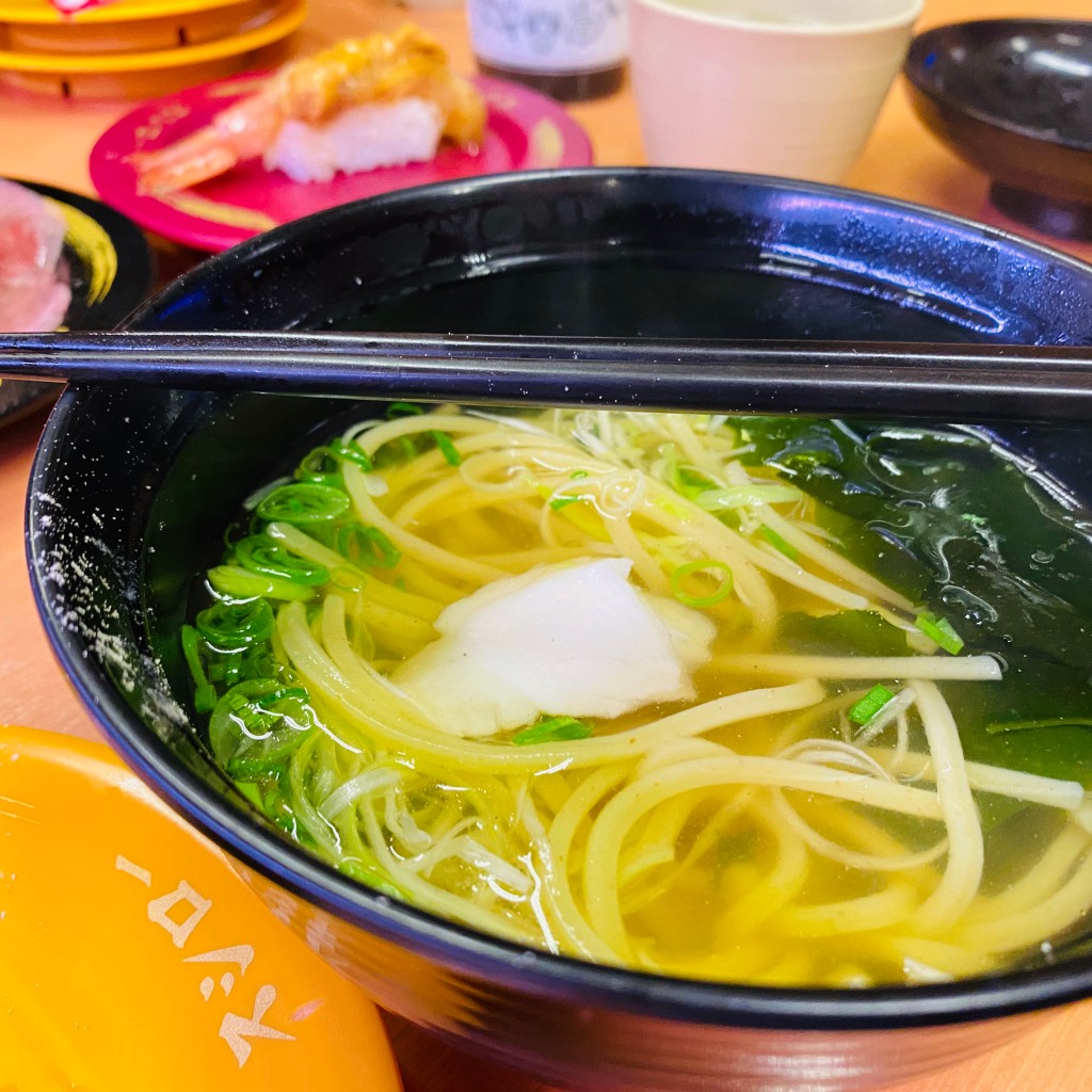 ユーザーが投稿した330円ラーメンの写真 - 実際訪問したユーザーが直接撮影して投稿した東山崎町回転寿司スシロー高松東山崎店の写真