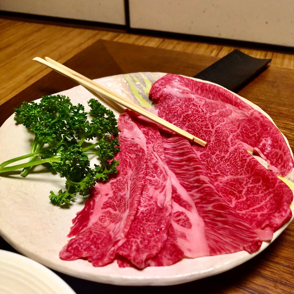 luckyクリームさんが投稿した笠市町すき焼きのお店長谷川亭/ハセガワテイの写真