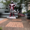 実際訪問したユーザーが直接撮影して投稿した赤坂銅像ウルトラマン像の写真