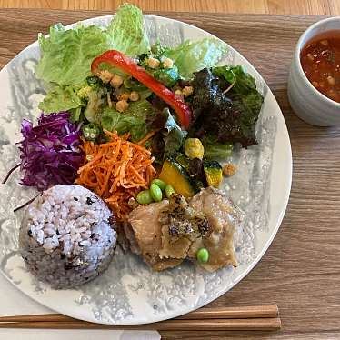 実際訪問したユーザーが直接撮影して投稿した南昭和町カフェひまわりカフェ×タニタカフェの写真