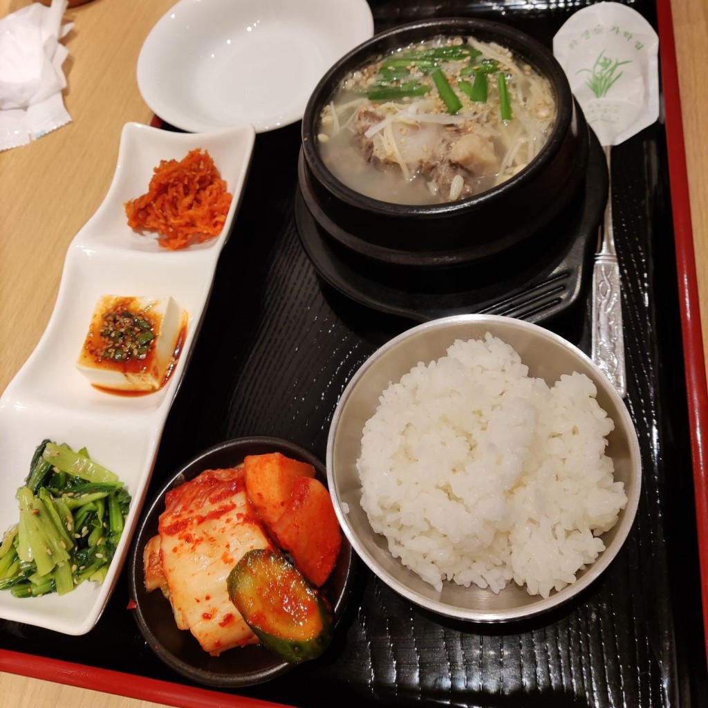 ユーザーが投稿したテールスープ定食の写真 - 実際訪問したユーザーが直接撮影して投稿した米原韓国料理韓家飯 KENARIの写真