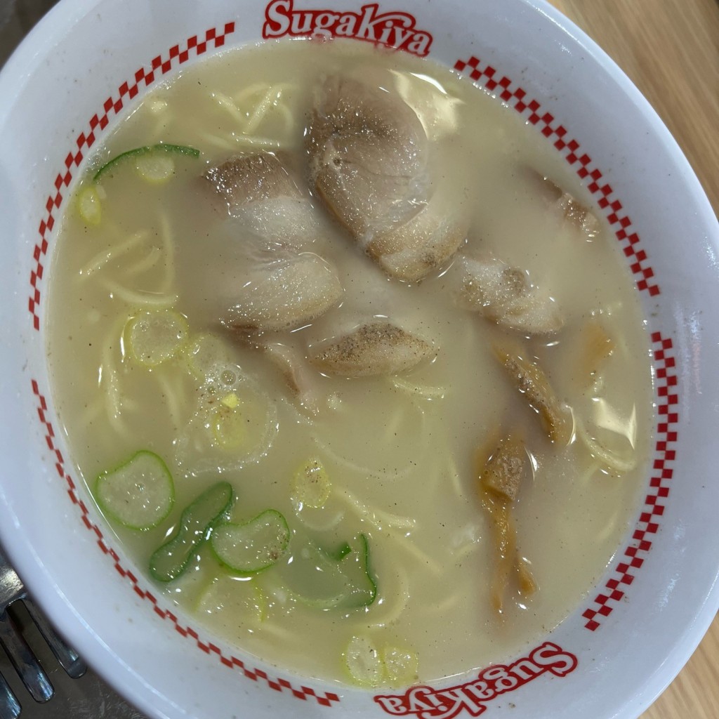 ユーザーが投稿した肉入ラーメンの写真 - 実際訪問したユーザーが直接撮影して投稿した千種ラーメン専門店スガキヤ 千種イオンタウン店の写真