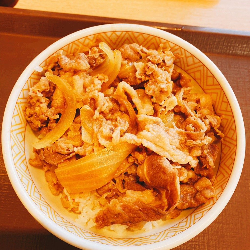 ユーザーが投稿した牛丼の写真 - 実際訪問したユーザーが直接撮影して投稿した神岳牛丼すき家 小倉北神岳店の写真