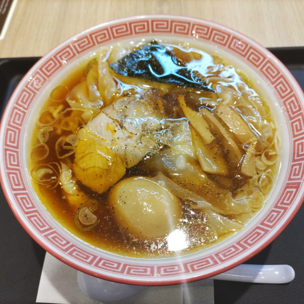 ユーザーが投稿した味玉わんたん麺の写真 - 実際訪問したユーザーが直接撮影して投稿した堀川町ラーメン専門店荻窪中華そば 春木屋 ラゾーナ川崎プラザ店の写真