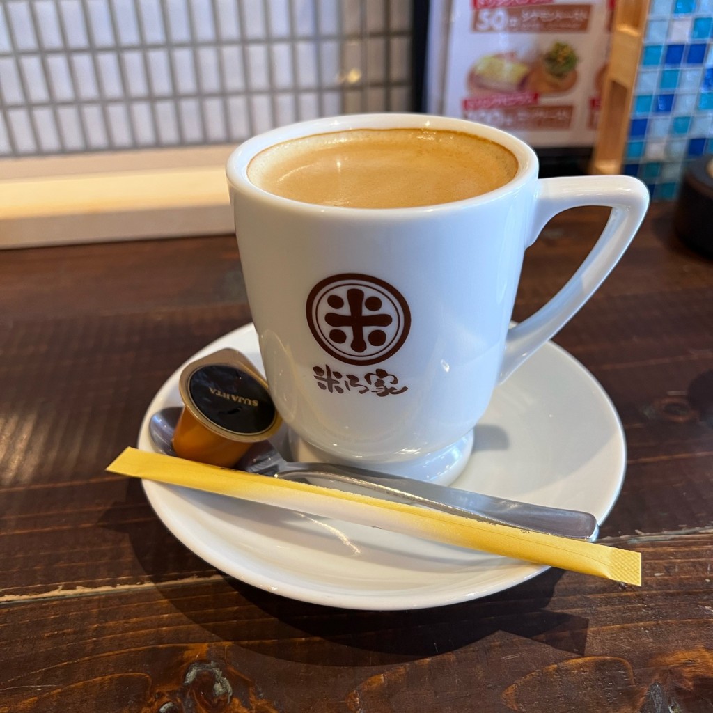 ユーザーが投稿したコーヒーの写真 - 実際訪問したユーザーが直接撮影して投稿した下本町和菓子米乃家 およねカフェの写真