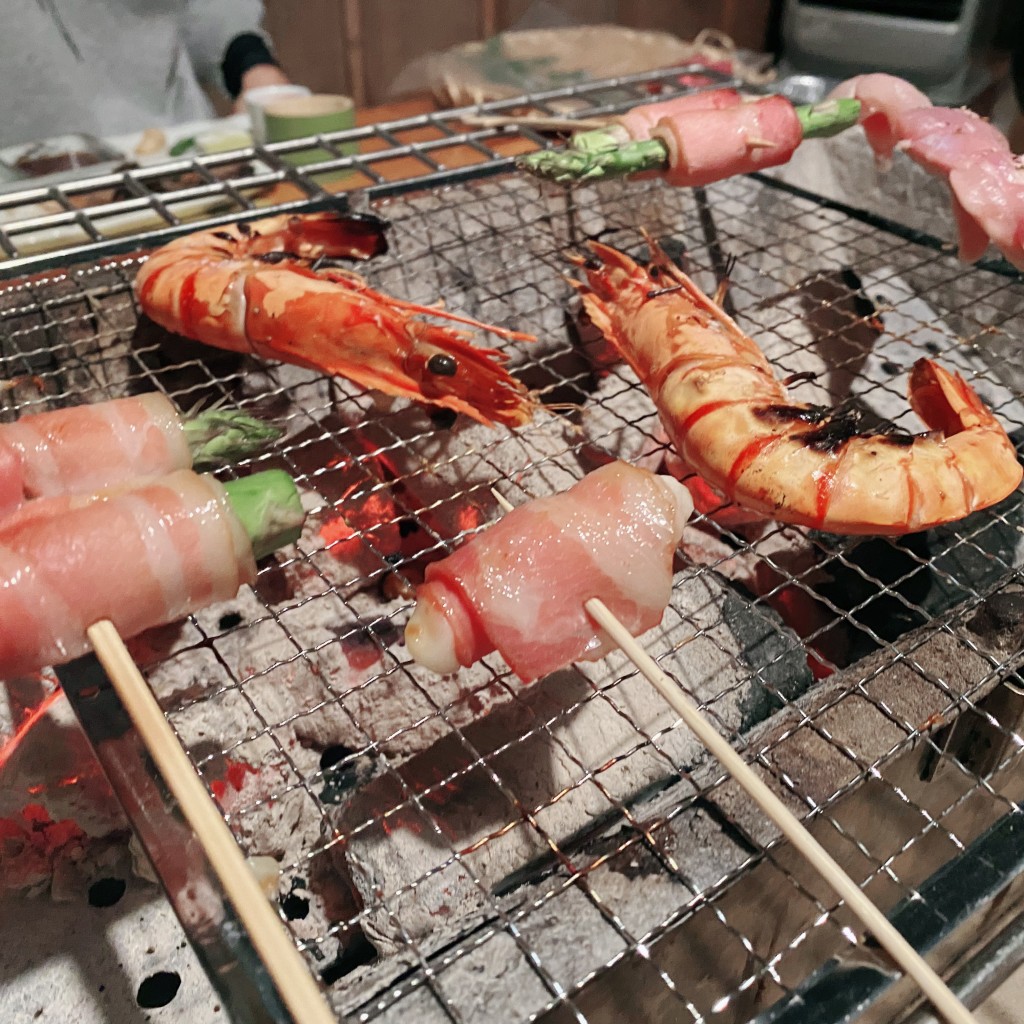 ユーザーが投稿した囲炉裏焼きの写真 - 実際訪問したユーザーが直接撮影して投稿した南浅川町郷土料理いろりの里 高尾山名主 ごん助の写真