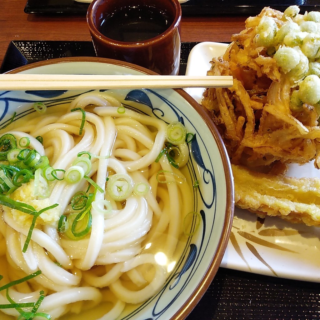 No12Katsumiさんが投稿した谷町うどんのお店丸亀製麺 松山谷町店/マルガメセイメン マツヤマタニマチテンの写真