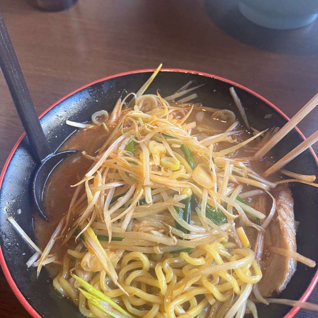 ユーザーが投稿したねぎ味噌ラーメンの写真 - 実際訪問したユーザーが直接撮影して投稿した東船橋ラーメン / つけ麺ラーメン じゃんじゃんの写真