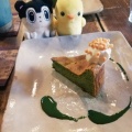 抹茶ケーキ - 実際訪問したユーザーが直接撮影して投稿した柳八幡町カフェcafe 火裏蓮花の写真のメニュー情報