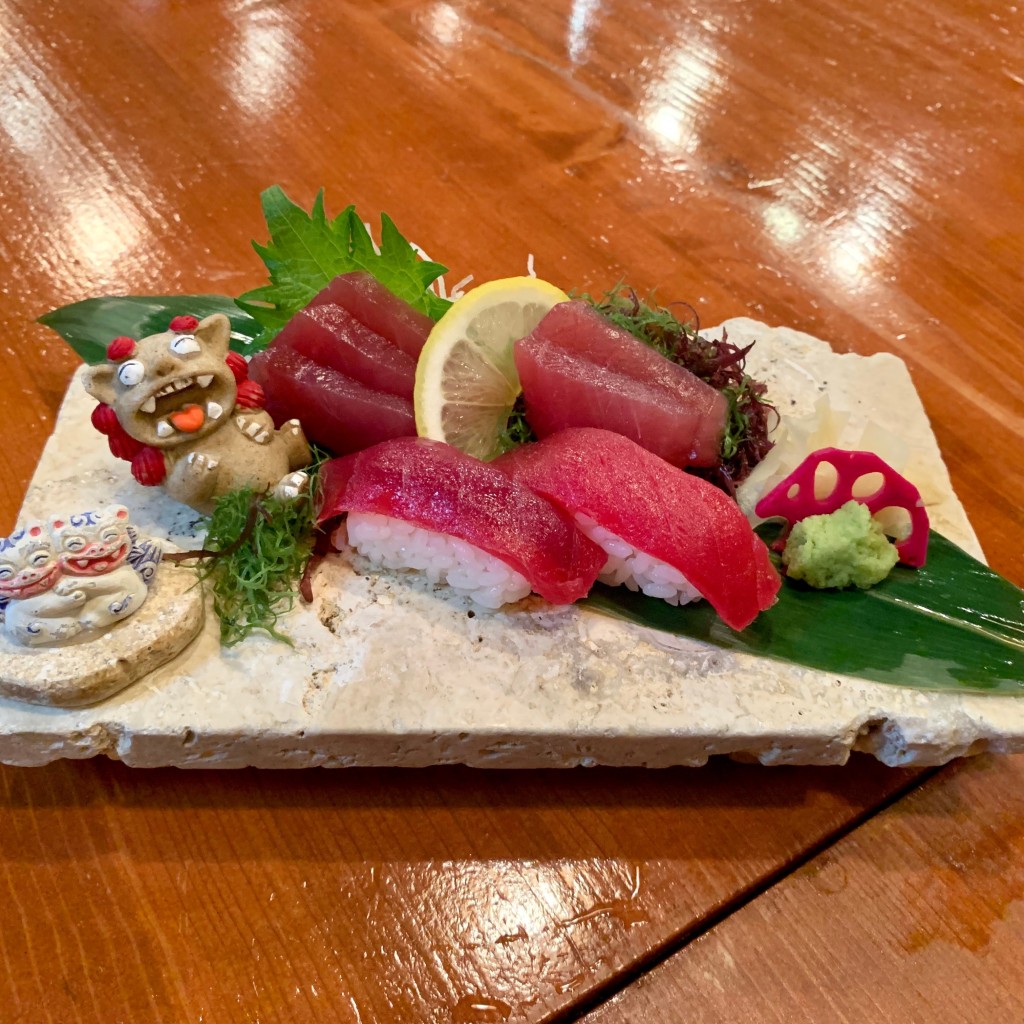 ユーザーが投稿したまぐろ盛りの写真 - 実際訪問したユーザーが直接撮影して投稿した冨着沖縄料理純沖縄料理 三線の花の写真