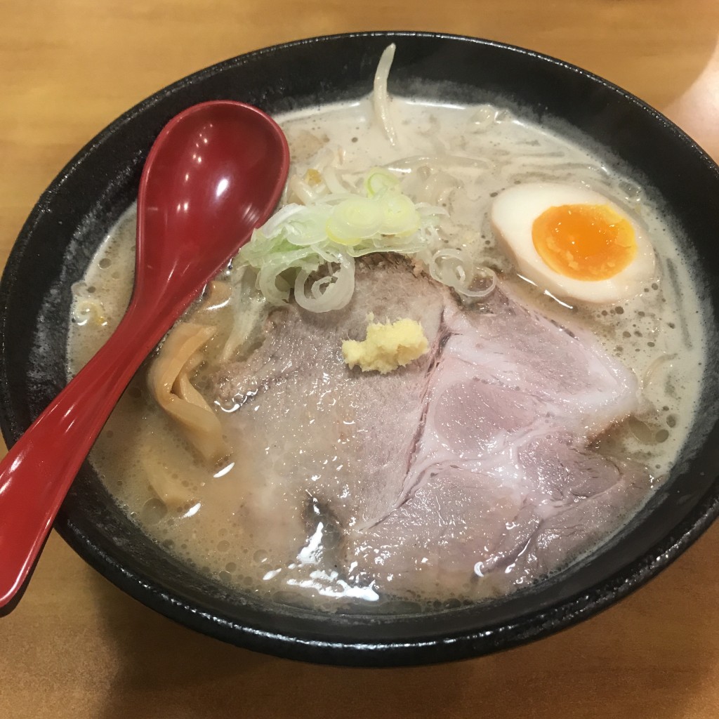 ユーザーが投稿した濃厚味噌ラーメンの写真 - 実際訪問したユーザーが直接撮影して投稿した月寒東五条ラーメン / つけ麺麺屋 いちじくの写真