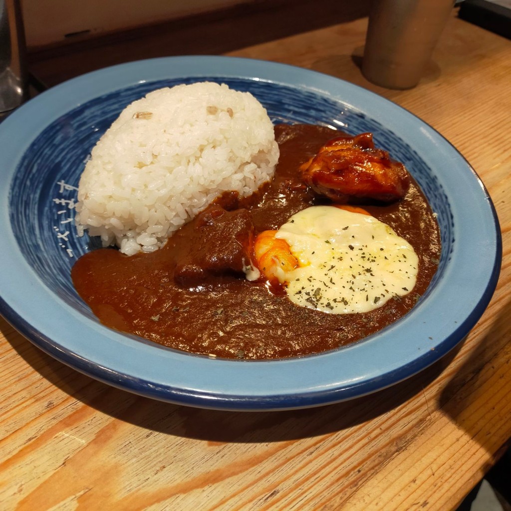 ユーザーが投稿したキノコチーズカレーの写真 - 実際訪問したユーザーが直接撮影して投稿した東池袋カレーもうやんカレー 池袋店の写真