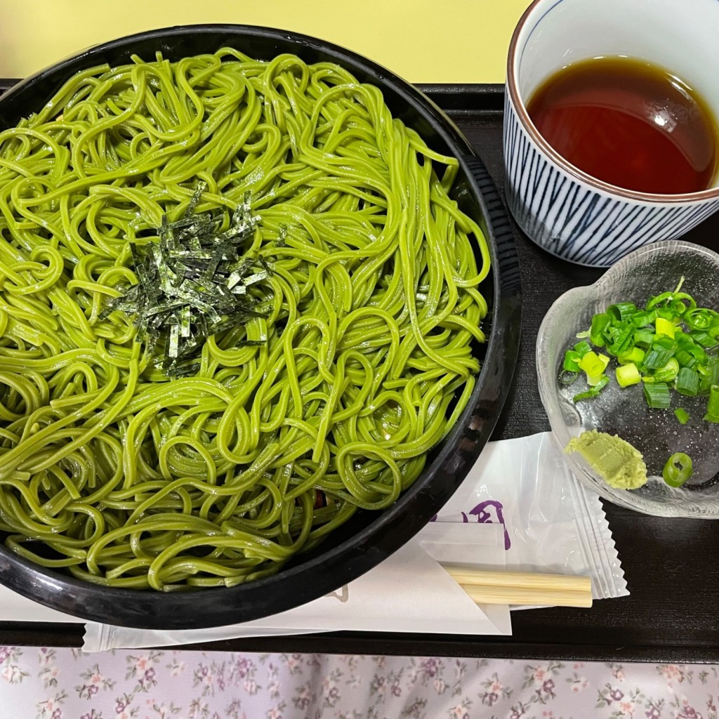 ユーザーが投稿した茶そばの写真 - 実際訪問したユーザーが直接撮影して投稿した浅草和菓子梅園 浅草本店の写真