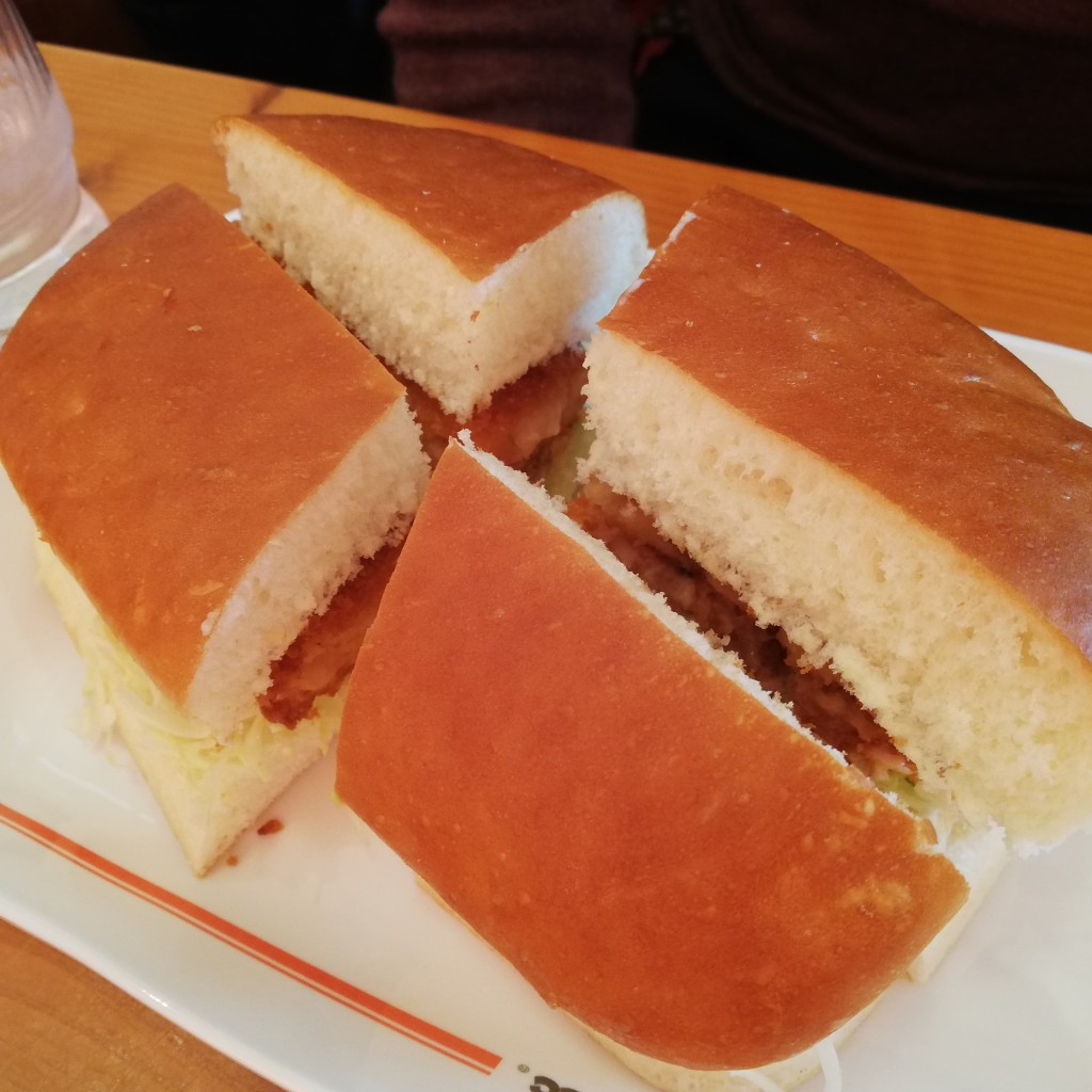 ユーザーが投稿したエビカツパンの写真 - 実際訪問したユーザーが直接撮影して投稿した下須頃喫茶店コメダ珈琲店 三条店の写真