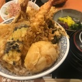 大海老天丼 - 実際訪問したユーザーが直接撮影して投稿した悲田院町天ぷら銀座ハゲ天 天王寺ミオ店の写真のメニュー情報