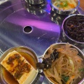 サムギョプサル石焼ビビンバ定食 - 実際訪問したユーザーが直接撮影して投稿した田町韓国料理韓国料理コギナラ サムギョプサル専門店の写真のメニュー情報