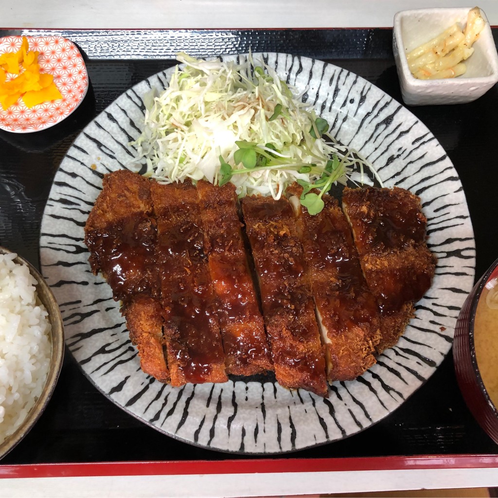 ユーザーが投稿したチキンカツ定食の写真 - 実際訪問したユーザーが直接撮影して投稿した曽根新田北定食屋とり安食堂 曽根店の写真