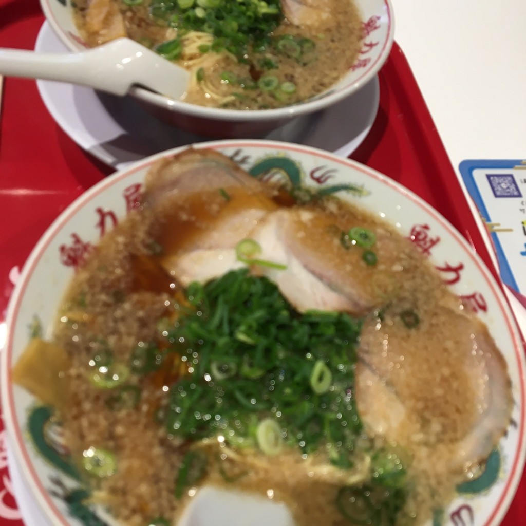 ユーザーが投稿した醤油ラーメンの写真 - 実際訪問したユーザーが直接撮影して投稿した久世高田町ラーメン専門店ラーメン魁力屋 イオンモール京都桂川店の写真