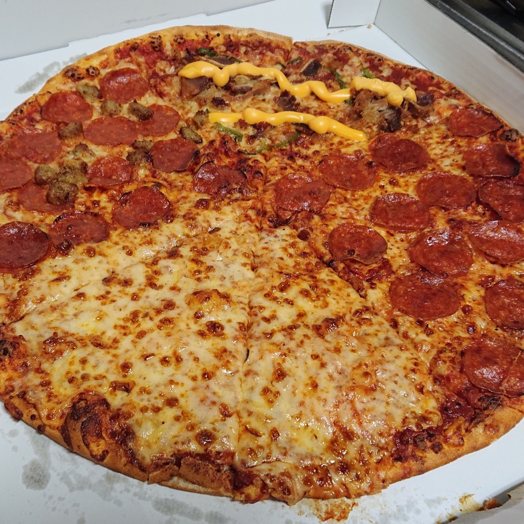 ユーザーが投稿したクワトロ・チーズステーキ ニューヨーカーの写真 - 実際訪問したユーザーが直接撮影して投稿した東陽ピザドミノピザ 東陽一丁目の写真