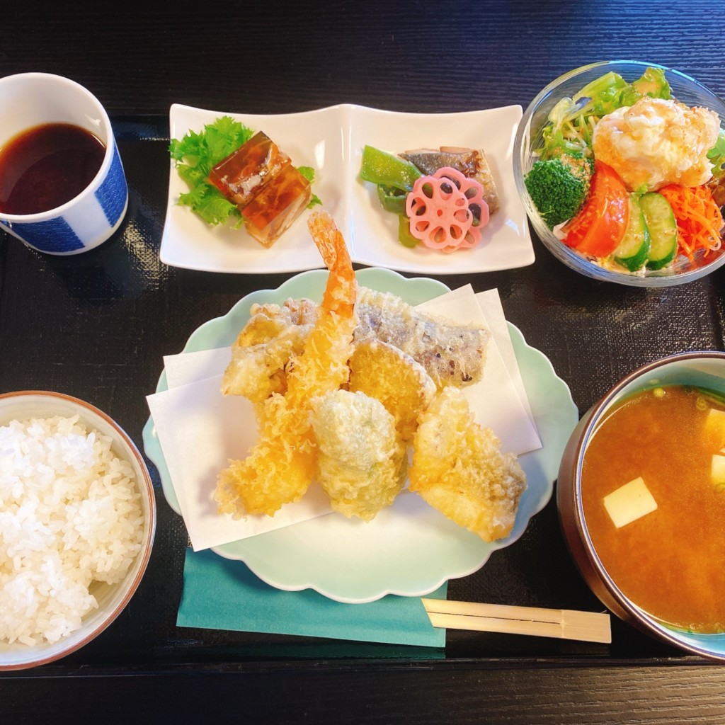 ユーザーが投稿したランチ 天ぷら御膳の写真 - 実際訪問したユーザーが直接撮影して投稿した平成町和食 / 日本料理Food Dining 光祐の写真