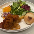 肉プレート - 実際訪問したユーザーが直接撮影して投稿した北青山カフェANNIVERSAIRE CAFE 表参道店の写真のメニュー情報