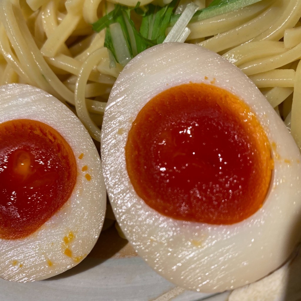 ユーザーが投稿した鴨つけ麺(味玉付)の写真 - 実際訪問したユーザーが直接撮影して投稿した難波中うどん肉麺 まるきゅうの写真