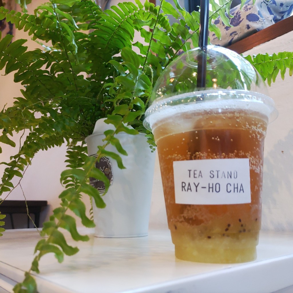 ユーザーが投稿したソーダレモンキウイの写真 - 実際訪問したユーザーが直接撮影して投稿した新橋カフェティースタンド れいほう茶の写真