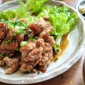 揚げ鶏のネギソース定食 - 実際訪問したユーザーが直接撮影して投稿した寒川町郷土料理山口里の店の写真のメニュー情報