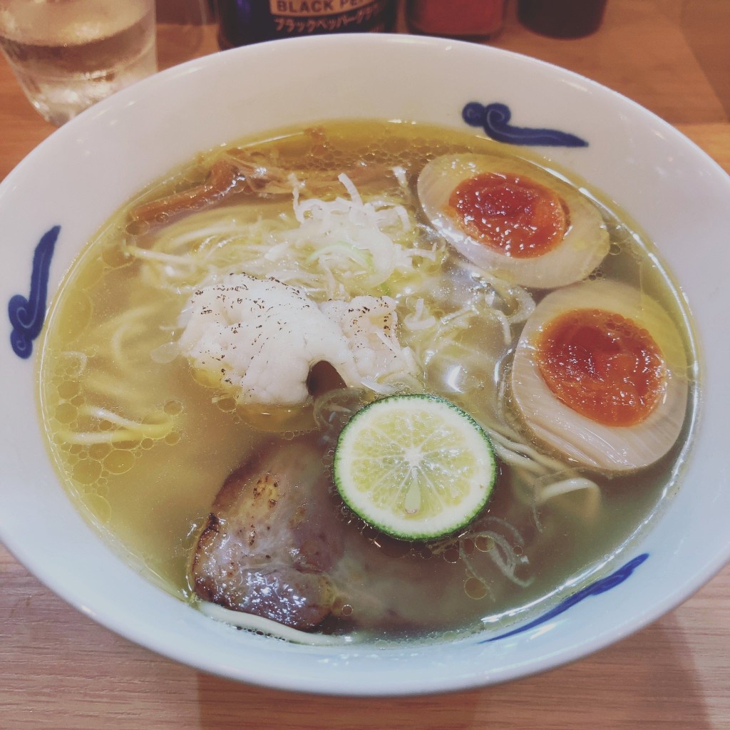 ユーザーが投稿したラーメンの写真 - 実際訪問したユーザーが直接撮影して投稿した今福西ラーメン / つけ麺ラーメン ガモウスマイルの写真