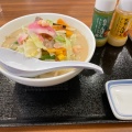 野菜たっぷり食べるスープ - 実際訪問したユーザーが直接撮影して投稿した神幸町ちゃんぽんリンガーハット 小倉富野店の写真のメニュー情報