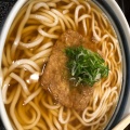 甘きつねうどん - 実際訪問したユーザーが直接撮影して投稿した西京極東大丸町うどん辨慶うどん 西京極本店の写真のメニュー情報