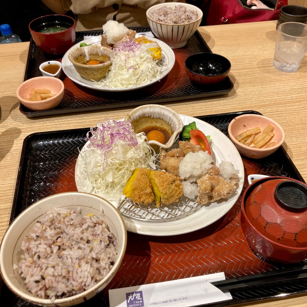 ユーザーが投稿した[定食]大戸屋ランチの写真 - 実際訪問したユーザーが直接撮影して投稿した芝定食屋大戸屋 田町店の写真