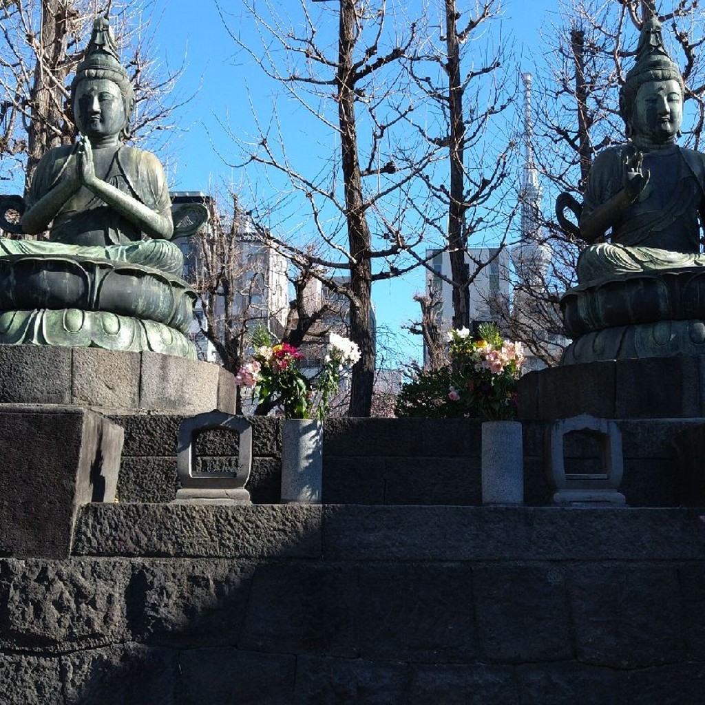 実際訪問したユーザーが直接撮影して投稿した浅草地域名所二尊仏の写真