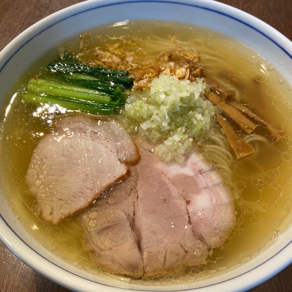 ユーザーが投稿した塩ラーメンの写真 - 実際訪問したユーザーが直接撮影して投稿した桜台ラーメン専門店らぁ麺 すぎ本の写真