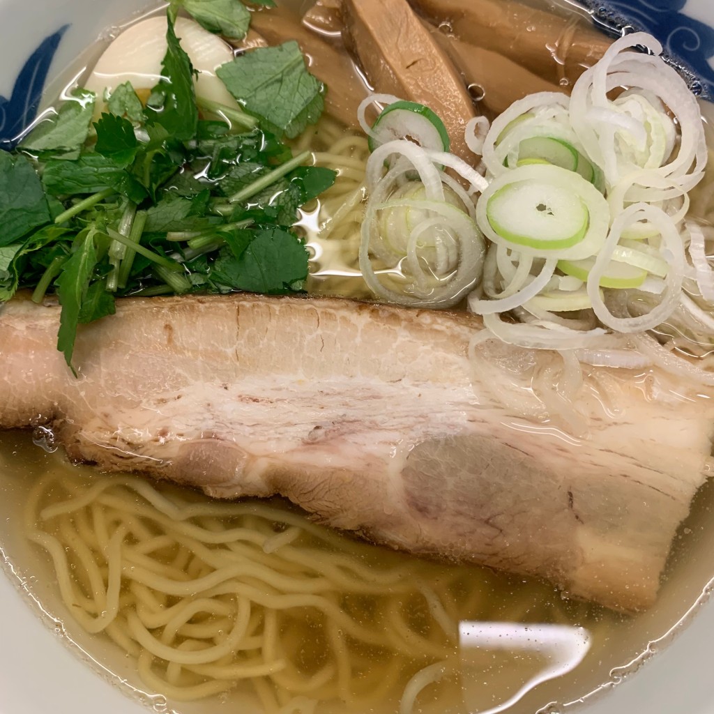 ユーザーが投稿した塩ラーメンの写真 - 実際訪問したユーザーが直接撮影して投稿した有楽町ラーメン専門店麺屋 ひょっとこの写真