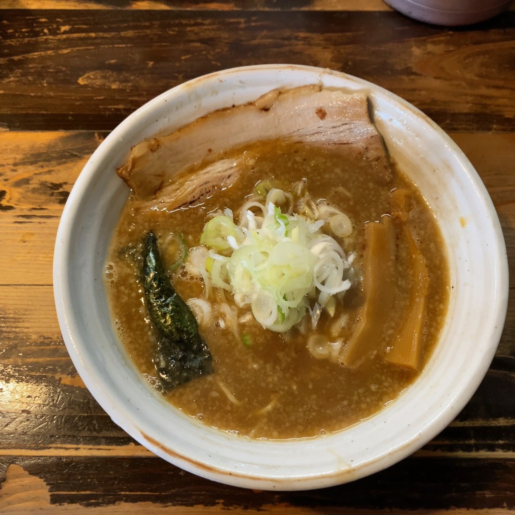 ユーザーが投稿した京介ラーメンセットの写真 - 実際訪問したユーザーが直接撮影して投稿した赤羽西つけ麺専門店赤羽京介の写真